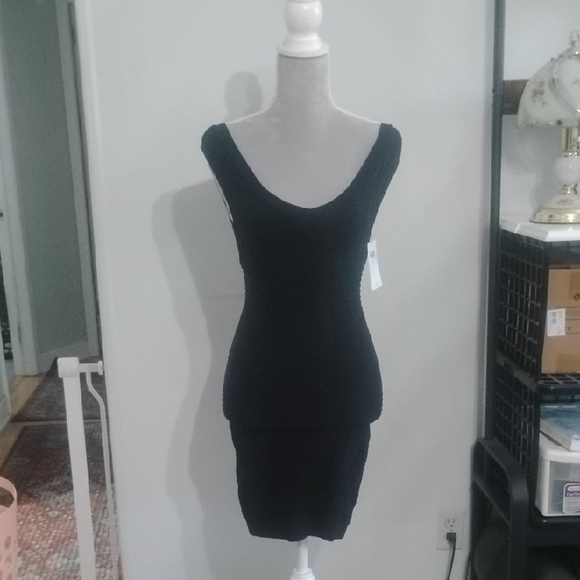 Society Black Mini Dress - Picture 1 of 7